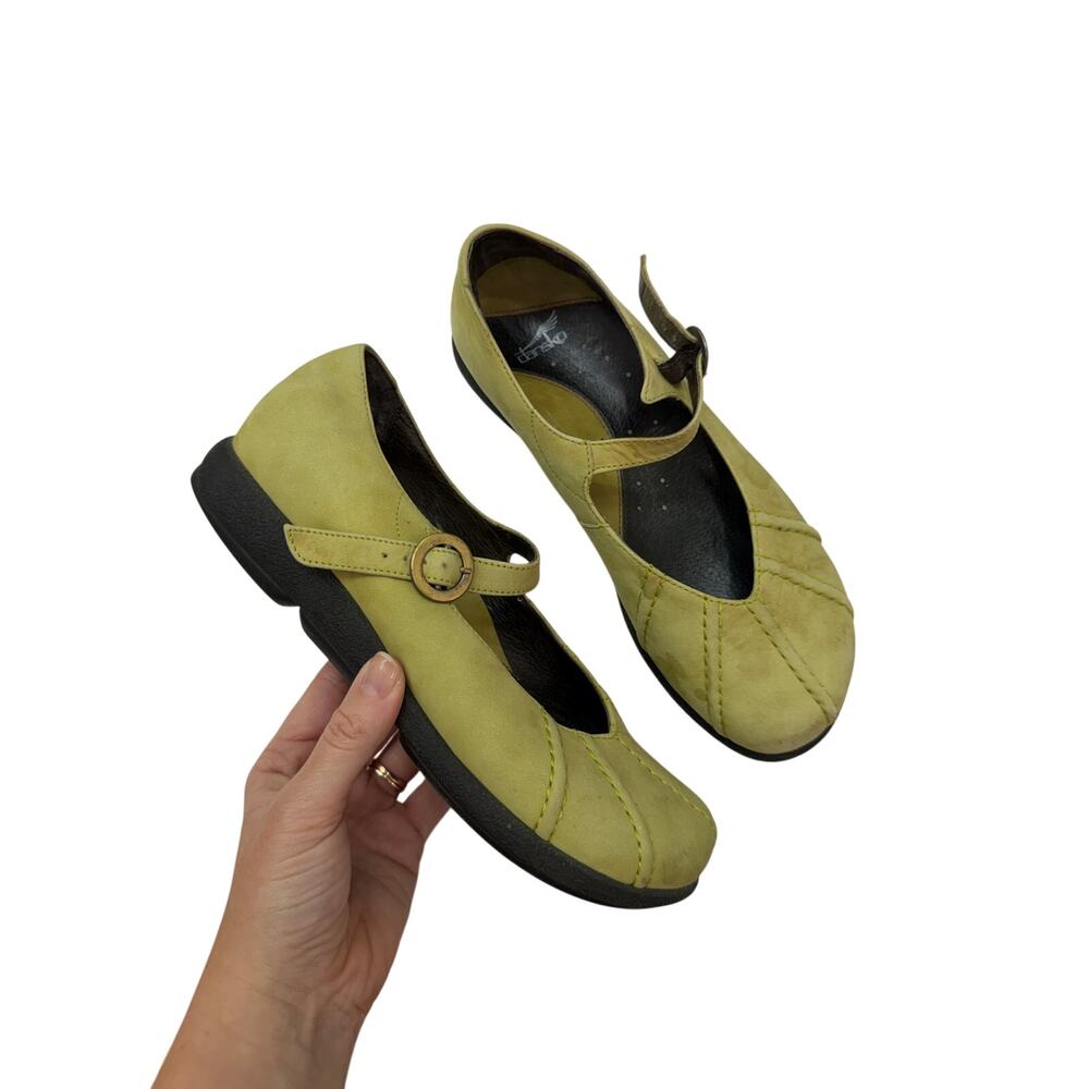 Dansko Matcha Green Mary Jane Shoes 38 / 7.5-8